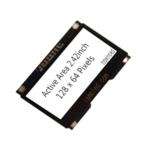2.42 ''2.42 inç 128x64 piksel beyaz renk oled monte modülü TW28641240E01 SSD1309 IIC/I2C SPI küçük PAB kurulu - Product Image 1