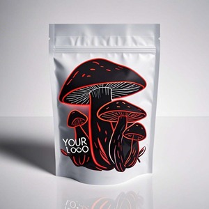 Custom Logo Printed Zip Lock 3-Side Seal Stand-Up Pouch Plastic Underwear Packaging <strong>Bag</strong> for Food and Pet Use - Product Image 3