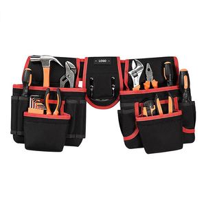 1800d Carpenters <b>Tool</b> Bag Large Occidental <b>Leather</b> <b>Tool</b> Bag with Suspender Mult Purpose Storage Bag - Product Image 1