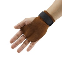 Ceinture de traction en cuir de vachette personnalisée pour fitness, haltérophilie, musculation, protection des paumes, universelle, vente en gros, poignée de gymnastique