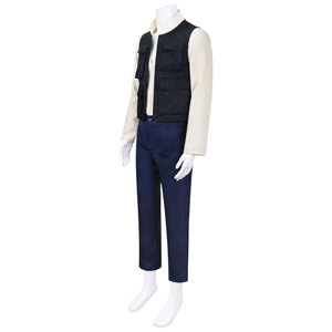 Costume de Cosplay Han Solo, ensemble 3 pièces, chemise, gilet, pantalon pour jeu de rôle Anime, printemps 2023 - Product Image 3