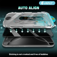 Boîtier en verre magique de confidentialité Armor Warrior haut de gamme pour iPhone 18 Pro Max, kit d'installation facile, accessoires pour téléphone, écran pour iPhone 18 Pro
