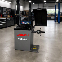 Équilibreuse de roues LAUNCH KWB-402 10"-30" numérique, machine d'équilibrage de pneus avec précision de ±1g pour garage automobile et atelier de pneus