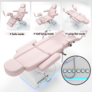 Luxury 4 Motors Electric Beauty <b>Bed</b> Multi-functional Adjustable Facial Chair Heated Tattoo Lash <b>Bed</b> for Salon Medical Clinic - Product Image 5