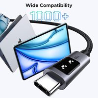 Câble UGREEN Uno USB C vers USB C 100W, Câble de Charge Rapide Type C avec Écran LED pour iPhone 16