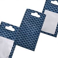Emballage alimentaire personnalisé imprimé, recyclable, avec fenêtre transparente, trou euro, fermeture à trois côtés, sachet en aluminium avec fermeture à glissière