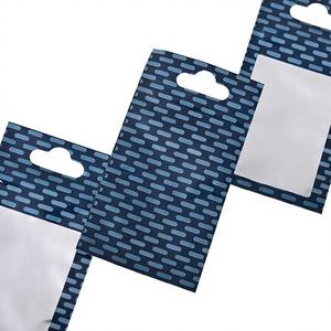 Bolsas de Embalaje Personalizadas para Venta al por Menor con Ventana Transparente y Orificio Euro, Bolsa de Aluminio con Cierre Hermético de Tres Lados para Pesca - Product Image 6