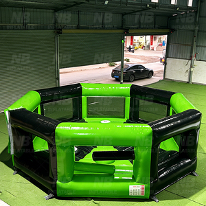 <span class=keywords><strong>Jeu</strong></span> de machine interactive <span class=keywords><strong>gonflable</strong></span> rotative durable 360 °   Arène de défi rotative pour événements en plein air et team building - Product Image 2