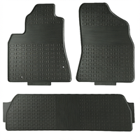 Tapis de sol de voiture en PVC durables toutes saisons, antidérapants, avec doublure en caoutchouc, ensemble complet, ajustement personnalisé, protection intérieure du véhicule