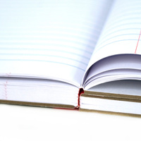 Carnet de notes A4 à couverture rigide noire, reliure cousue, 4 cahiers, pour l'école, les étudiants et le bureau – En stock, vente en gros