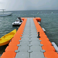 Pont flottant modulaire en plastique à vendre, pontons flottants pour jet-skis