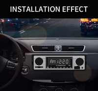 Reproductor MP3 para Auto con Radio FM Estéreo, Doble Perilla, USB/Tarjeta SD, Llamadas Manos Libres por Bluetooth, Modelo 5513