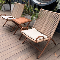 Chaise longue pliante d'extérieur moderne, résistante aux intempéries, avec structure en alliage, portable, pour jardin et bord de piscine