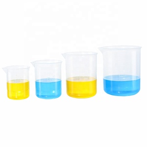 Bécher en plastique PP 50 ml 100 ml 250 ml avec graduation pour usage en laboratoire expérimental - Product Image 1
