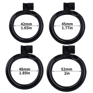 Frrk Realistische Pussy Kuiskooi Voor Sissy <span class=keywords><strong>Fetish</strong></span> Seksspeeltje Met 4 Penisringen En 2 Sleutels Kleine Hars Kuisheidsgordel Voor Mannen Sm - Product Image 5