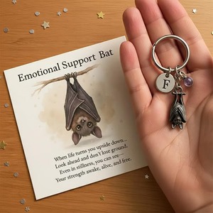 Porte-clés en métal avec carte poétique, pendentif en métal personnalisé, cadeau, porte-clés en métal pour le meilleur cadeau - Product Image 3