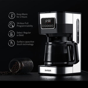 SHARDOR Stainless Steel Programmable <b>Coffee</b> Maker Brewer Home and Office Drip <b>Coffee</b> <b>Machine</b> Espresso <b>Coffee</b> <b>Machine</b> - Product Image 6