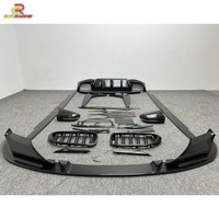 Kit carrosserie en carbone sec pour BMW Série 5 F90 M5 2018-2019 : Pare-chocs, diffuseur avant, spoiler arrière, jupes latérales, intérieurs, coques de rétroviseurs