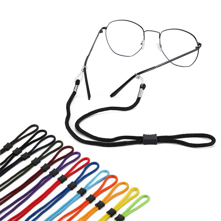 Polyester Eye Glasses Chain Cord String Sports Eyeglass Holder Stand Strap Colorful Glasses Lanyard