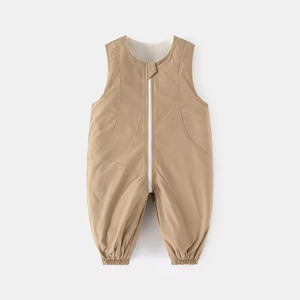 Pantalones de una Pieza sin Mangas para Niños y Niñas, Ropa de Bebé de Algodón para Primavera y Otoño, Pantalones Anti-Suciedad para Gatear - Product Image 3