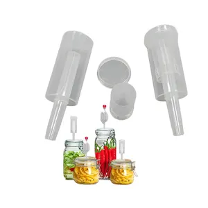 Plastic Food Grade Top Pickles Glass Fermenting Brewing kit fermentation bottle airlock