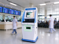 Terminal de libre-service pour l'impression et la copie, numérisation de documents A4 et impression de cartes d'embarquement