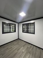 Maison conteneur préfabriquée complète extensible en panneaux préfabriqués 40Ft 30Ft 20Ft, maison préfabriquée en acier léger avec salle de bain, Casas Prefabricadas