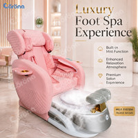 Fauteuil de pédicure professionnel confortable pour salon de manucure, avec bassin pour les pieds