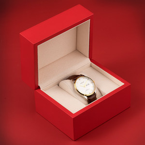 Black Wooden <b>Watch</b> Box Single Slot Luxury <b>Watch</b> Packaging <b>Case</b> with Grey Suede Lining Custom Logo Gift Wholesale - Product Image 4