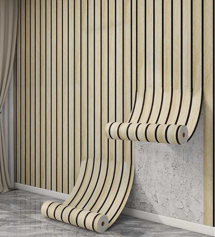 Modern 3D Grille PVC Foam Self