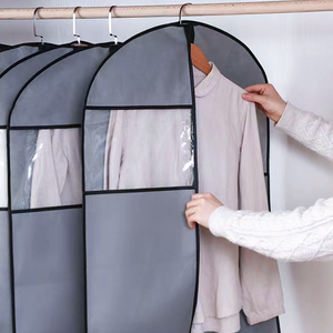Housse anti-poussière translucide pour vêtements, <span class=keywords><strong>cintre</strong></span> imperméable, avec rangement de garde-robe anti-poussière en tissu PEVA - Product Image 4