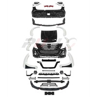 Kit de carrosserie de voiture pour Nissan Patrol Y62 2016-2019 assemblage de pare-chocs avant et arrière avec grille sourcils feux antibrouillard petit capot, offre spéciale