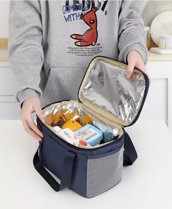 Sac isotherme de pique-nique et de camping en aluminium Oxford grande capacité, imperméable, pour aliments, sacs à lunch thermiques isolés - Product Image 5