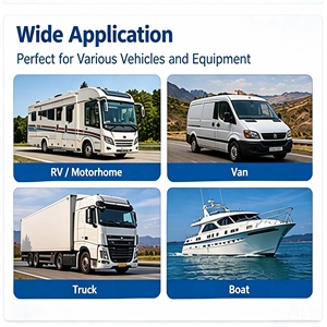 Chauffe-eau diesel 9KW 12V 24V, système de chauffage combiné pour camping-car, camion, bateau - Product Image 5