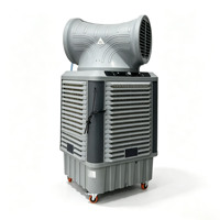 Refroidisseur d'air industriel évaporatif 1100W pour garage de réparation automobile, rotation à 360°, OEM ODM, tour 150W, réservoir d'eau