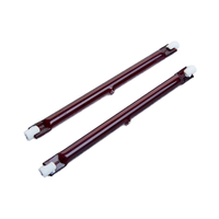 Élément chauffant à tube long en quartz R7S J118 pour chauffage infrarouge avec angle de faisceau de 360° AC 85-265V à intensité variable