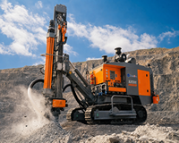 Foreuse rotative d'occasion pour puits d'eau et couches rocheuses, équipement de forage profond à moteur diesel, pompe, profondeur de forage 21m, garantie 1 an