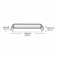 E-Mark ECE R65 LED Mini-Blitzleuchten 12-24V LED-Stroboskop-Warnleuchten LED-Blitzleuchte