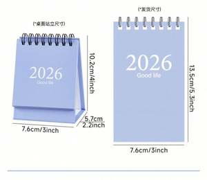 Calendrier mural personnalisé 2025-2026 en gros, agenda annuel avec photo, planificateur de vacances pour l'école, le bureau, cadeaux promotionnels - Product Image 4