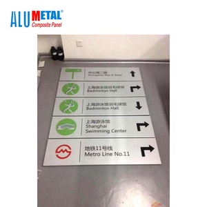 12 \ "18 \" 24 \ "Texto bilingüe o personalizado Símbolo de carretera de aluminio de señal de tráfico de seguridad - Product Image 1