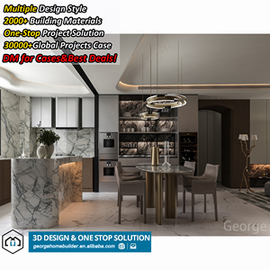 Châu Âu sang trọng phong cách hiện đại tủ bếp hoàn chỉnh đơn vị nhà bếp với đa chức năng mở tủ - Product Image 1