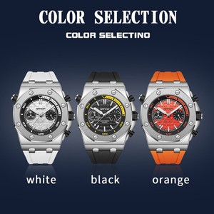 Reloj de Cuarzo SANDA 7027 para Hombre, Reloj de Pulsera con Esfera de Índices en Barra, Reloj Deportivo de Moda para Estudiantes con Función Luminosa e Impermeable - Product Image 3