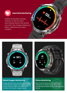 X3 Outdoor Men's Smartwatch 1.73" AMOLED 900mAh 1ATM 100+ Sports Modes BT Calling Health Monitor Fitness Tracker Smart Watch - Product Image 6