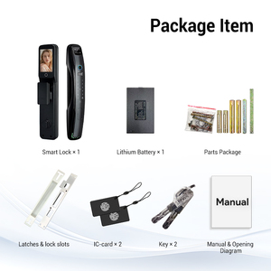 Tediton Ngoài Trời Không Thấm Nước Tự Động Điện Wi-Fi Cameratuya Vân Tay Kỹ Thuật Số Tuya 3D Nhận Dạng Khuôn Mặt Thông Minh Cửa Khóa - Product Image 6