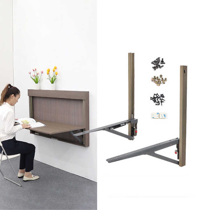 Hidden Hardware Mechanism Hanging Computer Drop Leaf