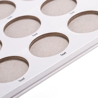 Boîte d'emballage cosmétique pour fards à paupières en carton écologique personnalisée Wanyao avec impression dorée, fermeture magnétique et poignée