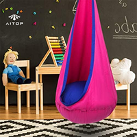 Siège suspendu pour enfants, hamac suspendu avec coussin gonflable pour l'intérieur et l'extérieur
