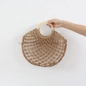 New Trending Luxury Women's <b>Handbags</b> Brand Designer Straw Messenger Bags Fashion Open Bucket Shape <b>Chain</b> Strap Tanjing - Product Image 5