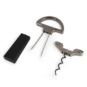<span class=keywords><strong>Tire</strong></span>-<span class=keywords><strong>bouchon</strong></span> extracteur de métal 2-en-1 haut de gamme Ah-so pour vin rouge vieilli, coffret cadeau personnalisé en étain - Product Image 2