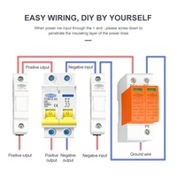 Disjoncteur CE à faible consommation d'énergie, TOB1Z-600V DC 2P 16A-125A, courbe IP20, capacité de coupure 3kA, classe 3, temps de commutation en millisecondes
